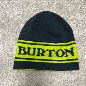 Burton Black and Yellow Reversible Beanie